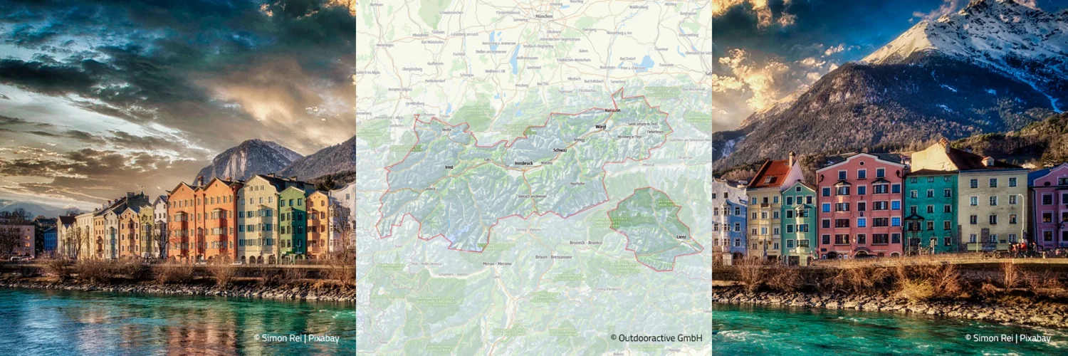 Tyrol - alle Infos auf Trip Tyrol  - alles auf einer Karte